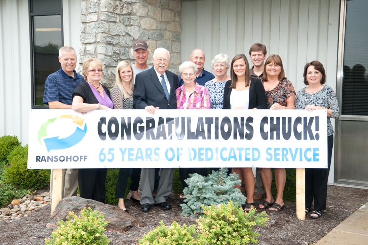 Chuck Noonan Celebrates his Retirement with his Family